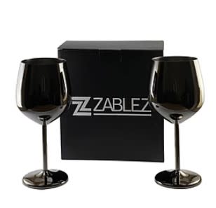 Copas de acero inoxidable - Color negro, Zablez