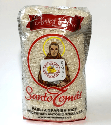Arroz extra para Paella Santo Tomás Valencia