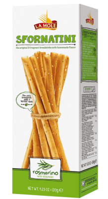 Grissini Romero y Aceite de Oliva, La Mole 120 grs1