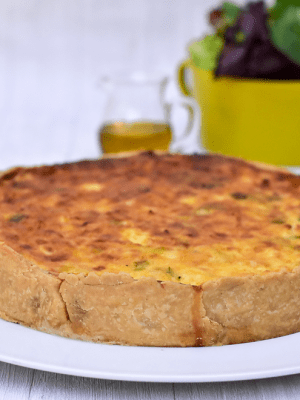 Quiche Pollo Puerro Familiar