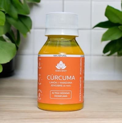 Eden shot CURCUMA Limón + Manzana y Jengibre