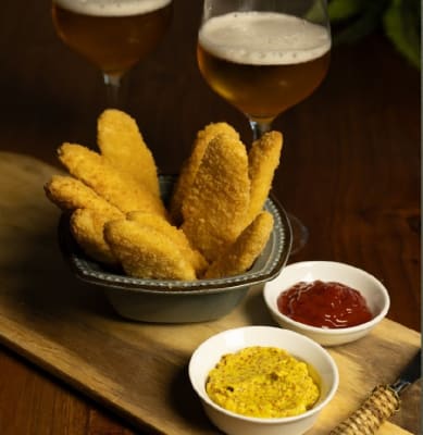 Bastones o suprema de pollo pre fritos 500 grs (12 Unidades) In Bocca
