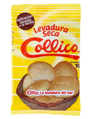 Levadura Seca Collico Sobre 10 grs