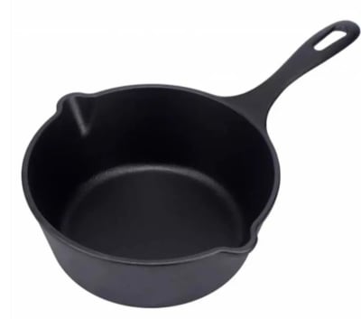 Sartén Victoria Profundo Hierro Fundido Precurado 20 cm