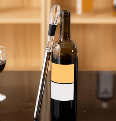 Enfriador de vino en varilla y corta gota 2 en 1