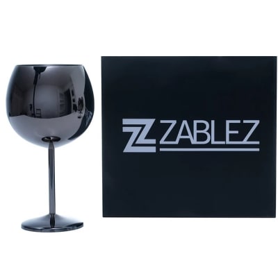 Copas de Acero Inoxidable Negras Gin Cocktail Zablez