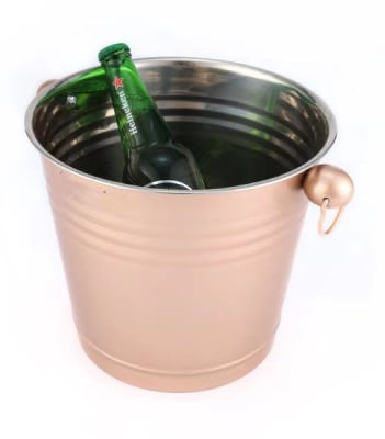 Hielera 7 Lts De Aluminio Color Cobre