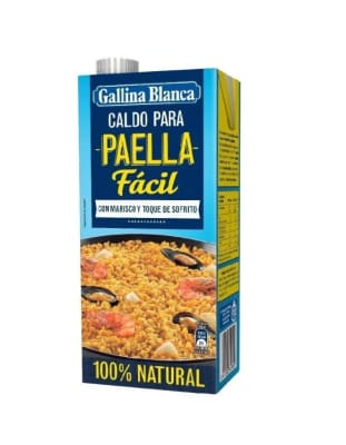 Caldo casero de paella mariscos. 1 Lt, Gallina Blanca