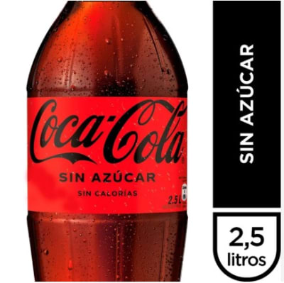 Coca Cola sin Azucar 2,5 lts.1