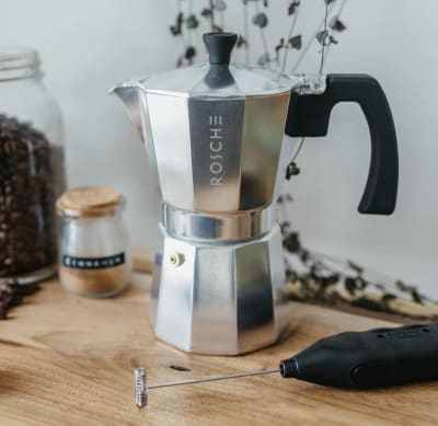 Cafetera Milano 3 Tazas 150 ml Color Plata2