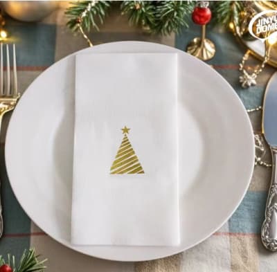 Set 6 Servilletas desechables tipo lino1