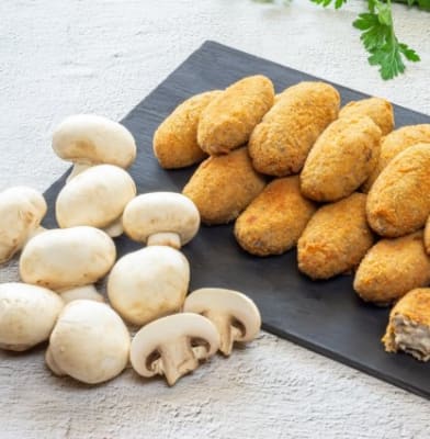 Croquetas Españolas Champiñon salteado 12 unidades1