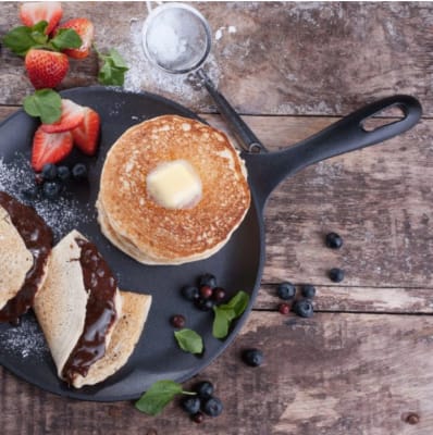 Panquequera Hierro Fundido Esmaltada 26 cm, Victoria1