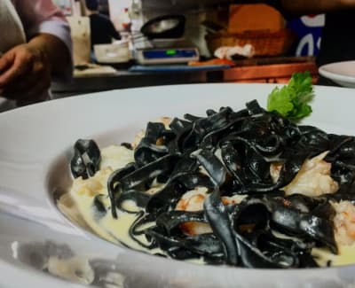 Fettuccine negro (Tinta de Calamar) 500 grs