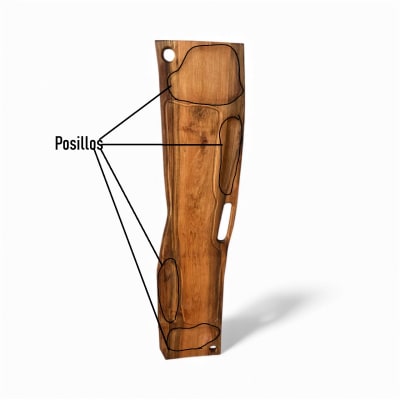 Tabla asado rustica XL, madera Roble/Encino