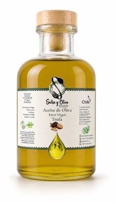 Aceite de Oliva Trufado 250 cc, Salsa y Oliva Chacabuco