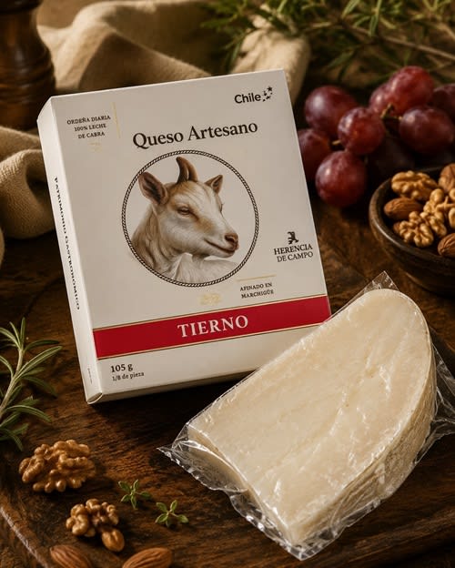 Queso tierno de Cabra Herencia de Campo 105 grs1