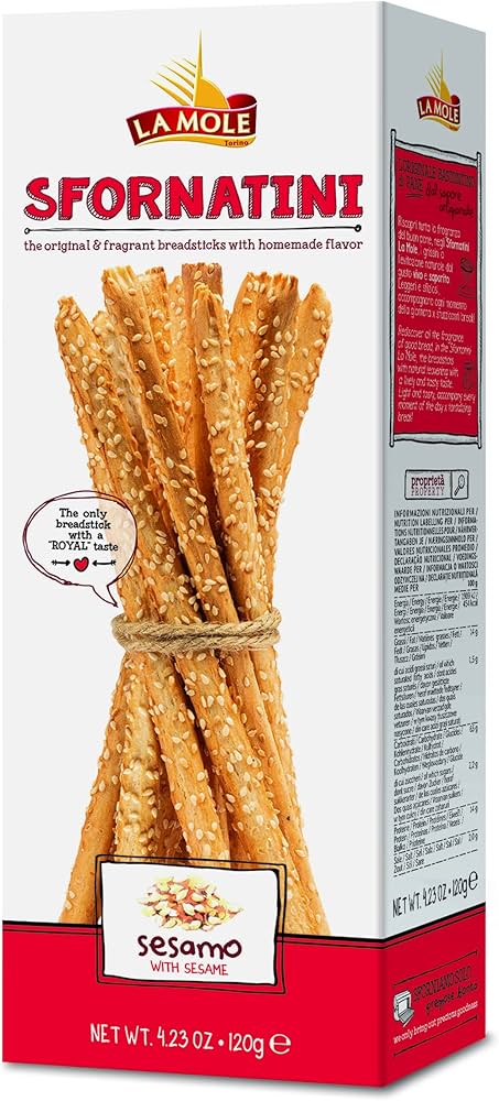 Grissini Sesamo La Mole 120 grs1