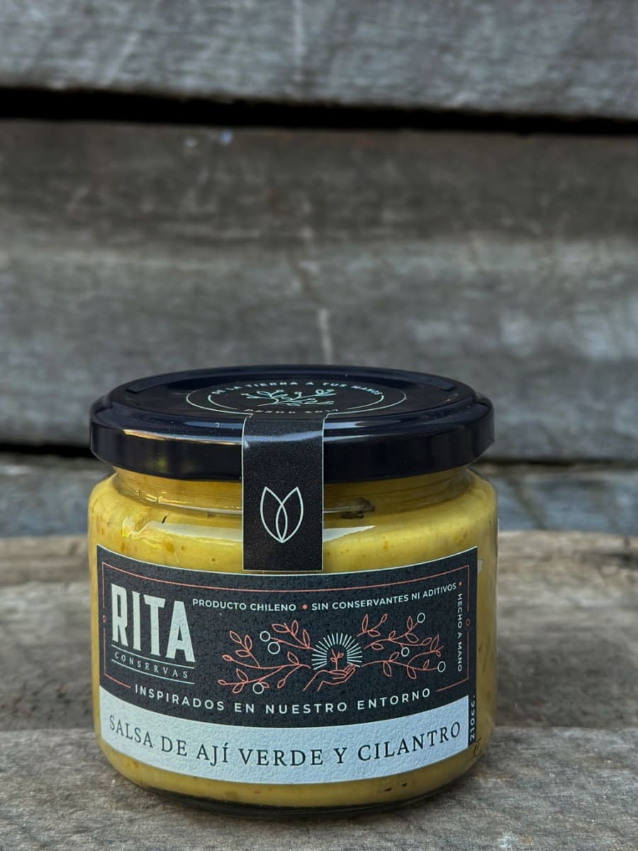 Salsa de ají verde y cilantro Rita1