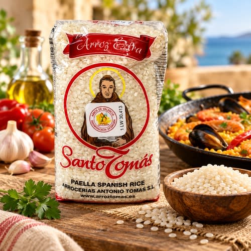 Arroz Paella Bomba Extra Santo Tomás Valencia 1 Kilo2