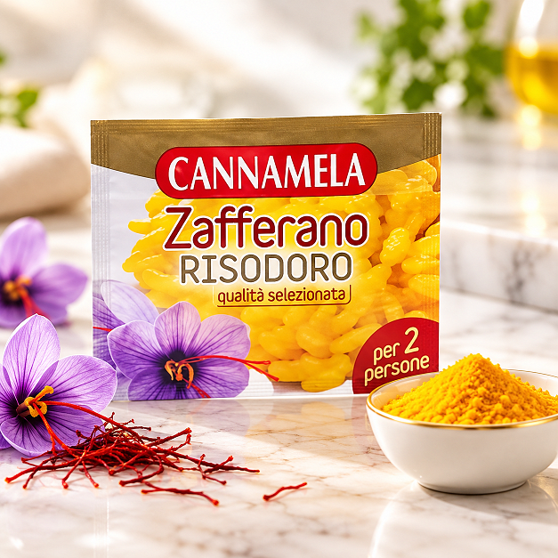 Azafrán Cannamela en polvo 0,1 g (Paella, Risottos)1