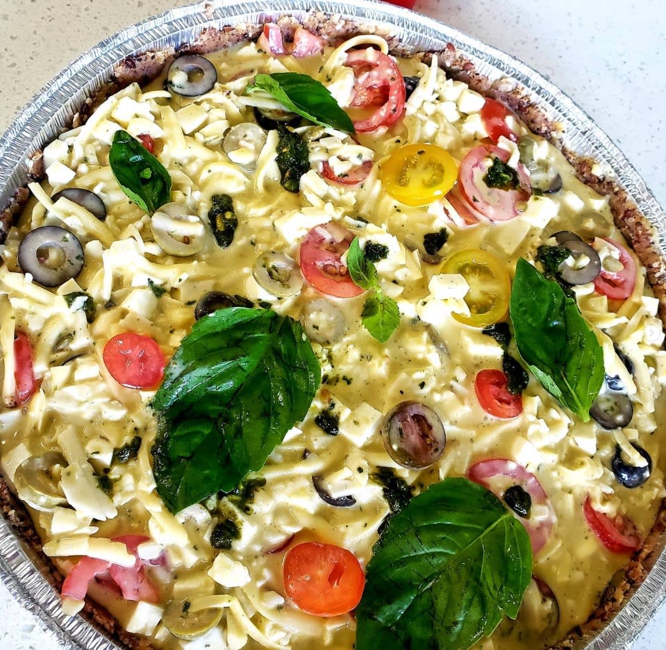 Quiche Keto Capresse1