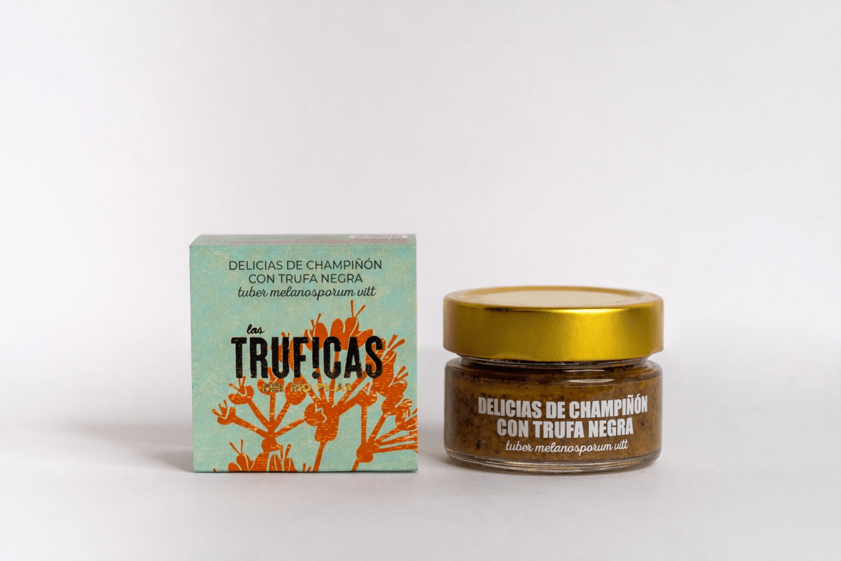 Delicias de champiñón con trufa negra 100g Trufica España1