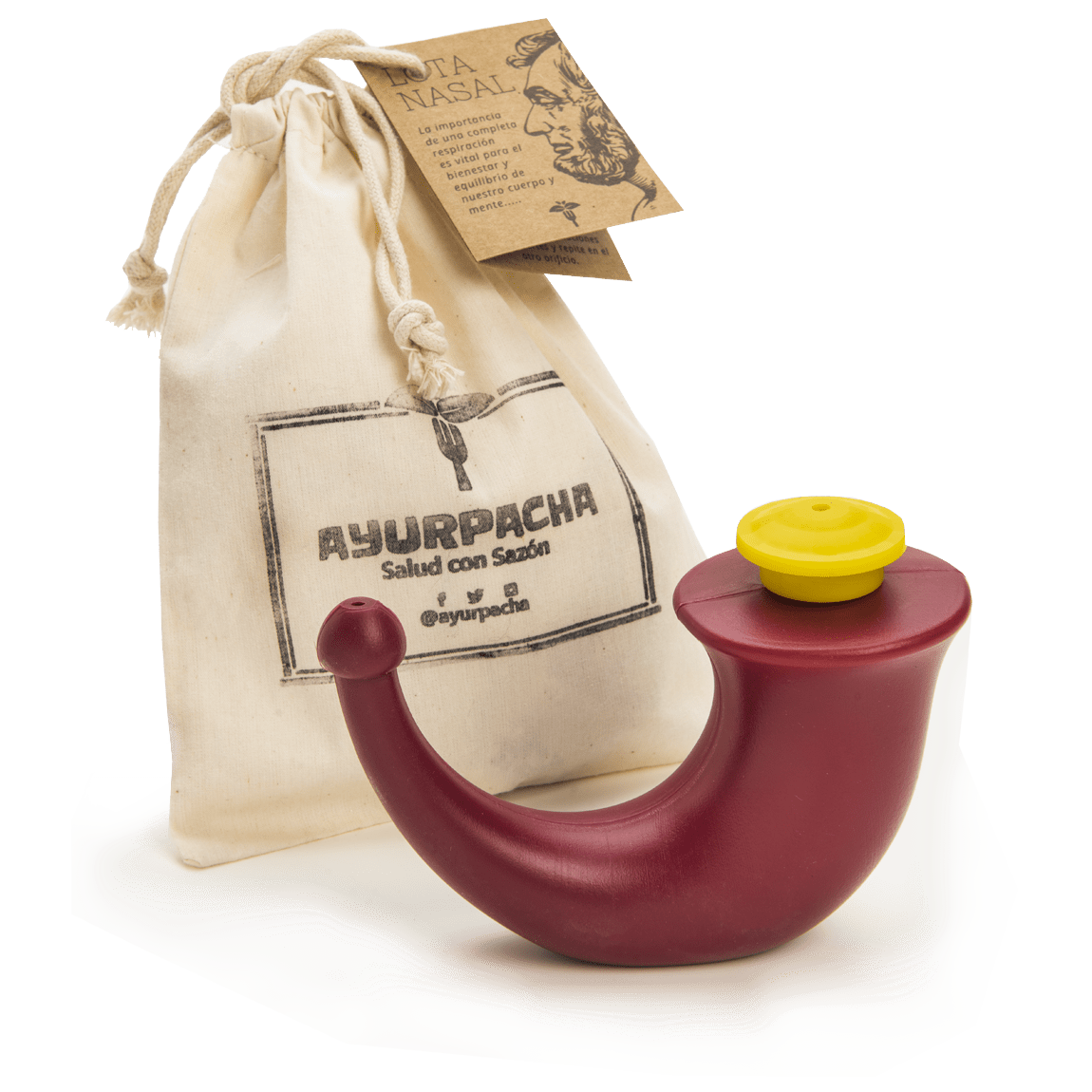 Ducha Nasal 200ml -Neti Pot Ayurpacha1