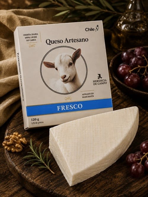 Queso fresco de Cabra Herencia de Campo 120 grs1