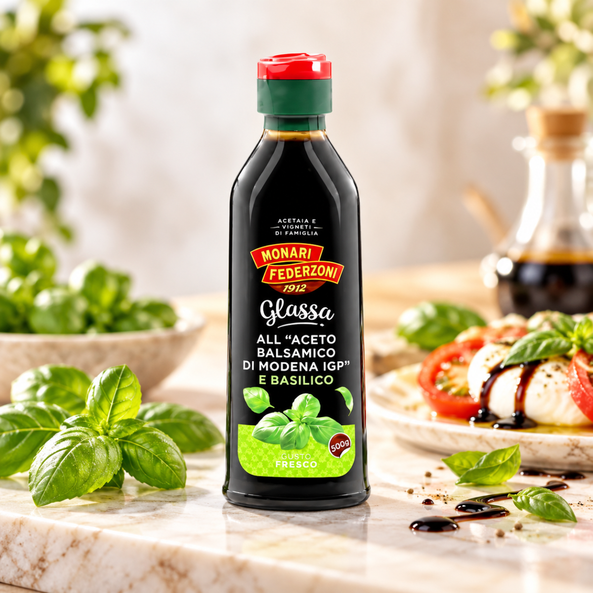 Reduccion de aceto Balsamico Al Basílico Monari Federzoni 250ml1