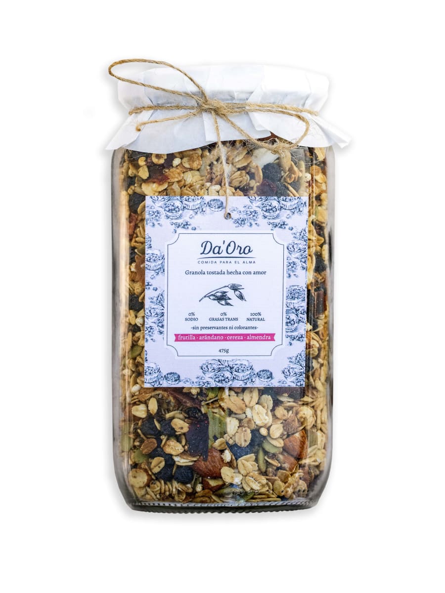 Granola Berries en Frasco Vidrio para recarga2
