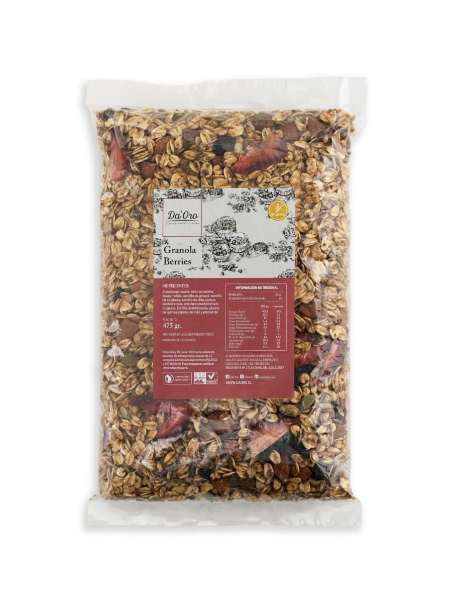 Granola S/Gluten Berries, recarga 475 grs1