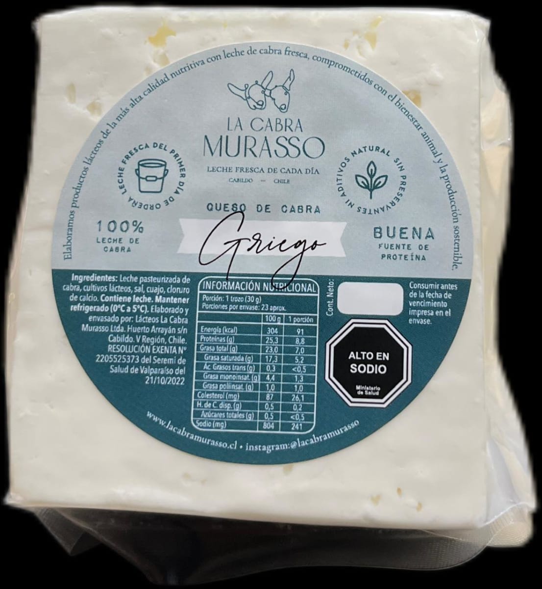 Queso Feta (Griego), Cabra Murasso 180 grs1