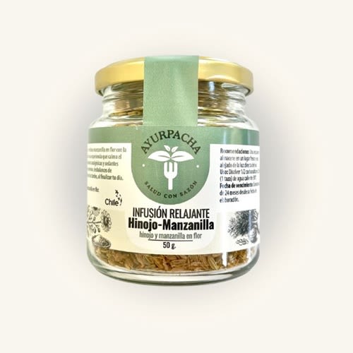 Infusion Hinojo Manzanilla Ayurpacha 50g1