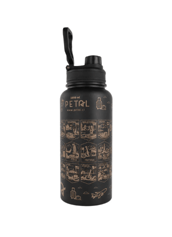 Botella Térmica Trotamundos, 40 paises, Petal 1 Litro4