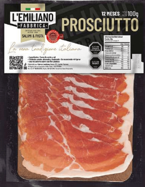 Prosciutto de Cap. Pastene 100gr, L´Emiliano1