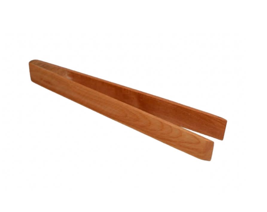 Pinza madera Raulí 23 cm para tostador de pan2