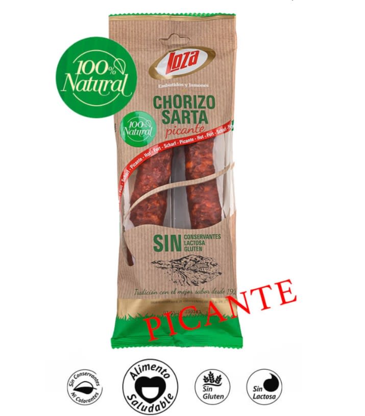 Chorizo Sarta IGP Chorizo Riojano Picante 250gr, Loza1