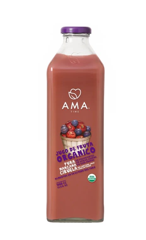 Jugo Ama Manzana Ciruela Orgánico 1 Litro1