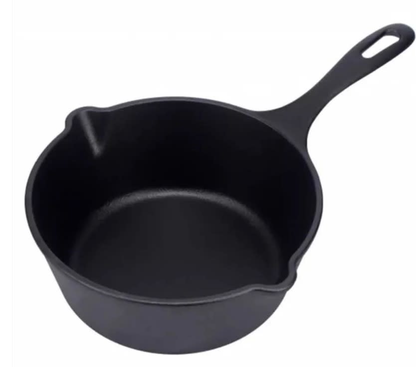 Sartén Victoria Profundo Hierro Fundido Precurado 20 cm1