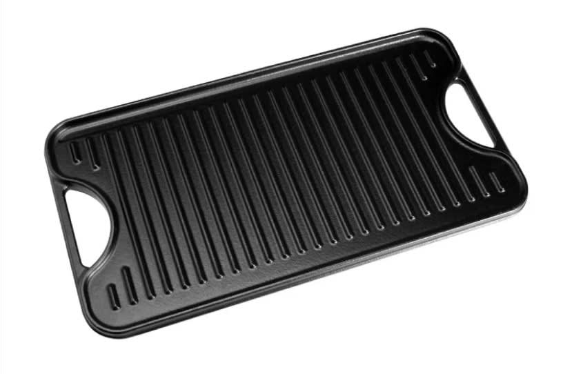Plancha Reversible Hierro Fundido Precurado Victoria 47 x 25 cm1
