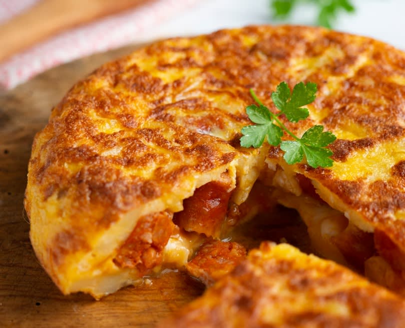 Tortilla Española con Chorizo, 600 grs1