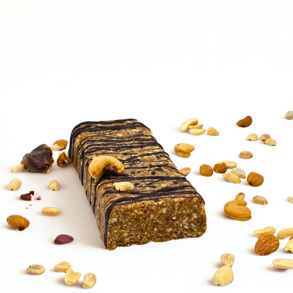 Barra postre frutos secos y datiles sin azucar y vegano, 500 grs Kayu2