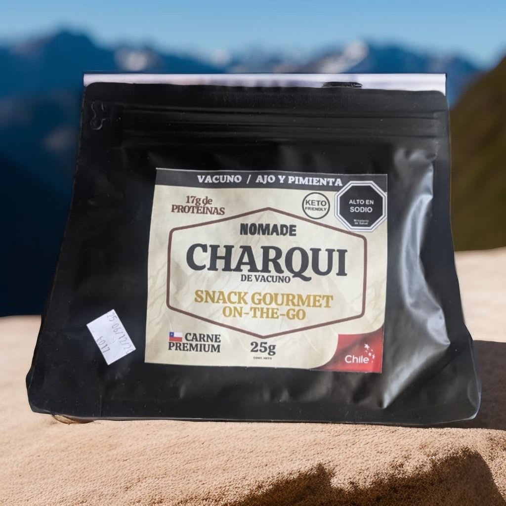 Charqui de Vacuno NÓMADE | Ajo y Pimenta | 25 grs1