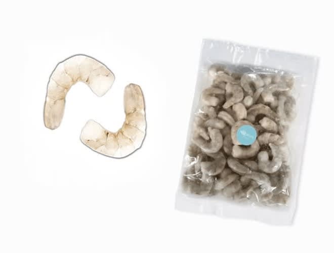 Camarón crudo sin cáscara Calibre 36-40 1 Kg, Dos peces1