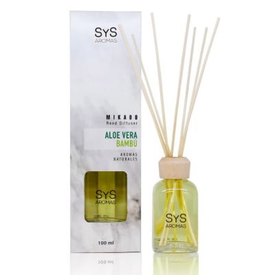 Estuche Ambientador Mikado Aloe Vera Bambú