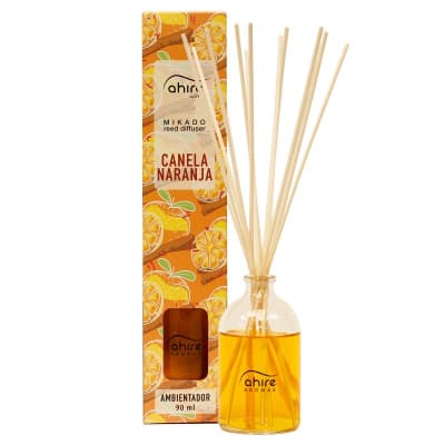 Ambientador Mikado Ahire Canela naranja1