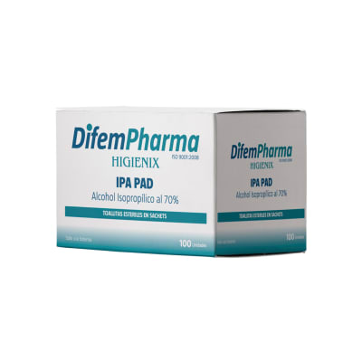 Toallitas Alcohol IPA PAD Higienix1