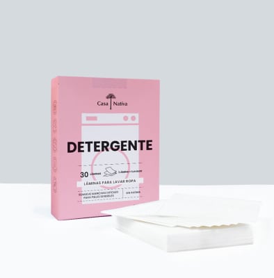 Detergente en Láminas Sin Aroma