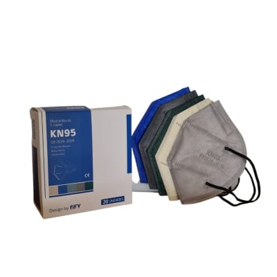 Mascarilla KN95 multicolor